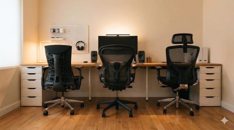 Herman Miller Aeron 值得買嗎？與 Backbone、iRocks T07 的殘酷對決（萬元椅 vs 四萬椅）